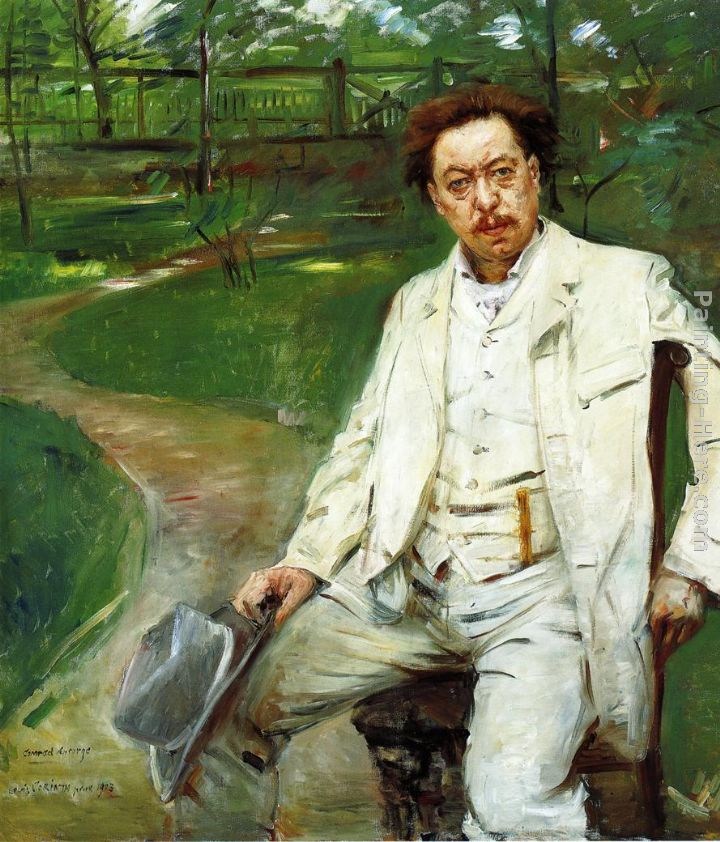 Lovis Corinth Portrait of the Pianist Conrad Ansorge